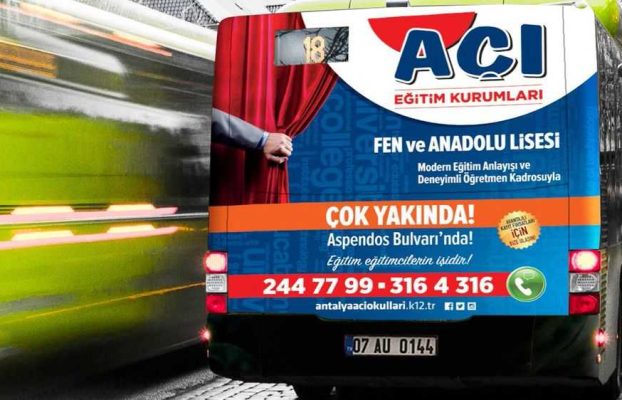 En Etkileyici Antalya Otobüs Reklamları