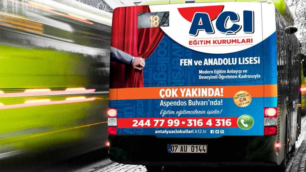En Etkileyici Antalya Otobüs Reklamları
